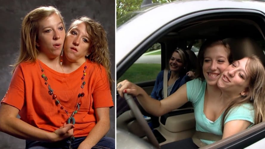 Famous conjoined twins Brittany and Abby get first job as 