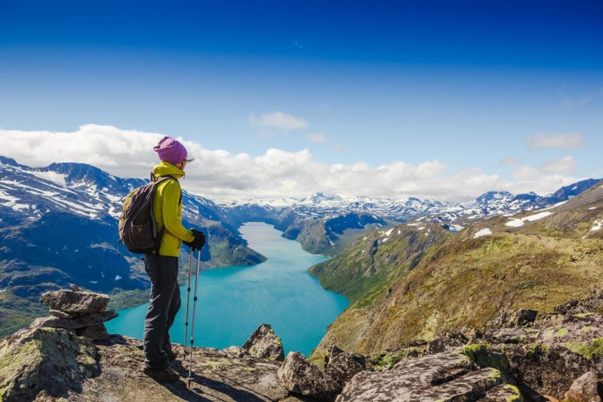 hiking tour in norway